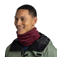 Шерстяной шарф-труба Buff Merino Heavyweight Tibetan Red - 2