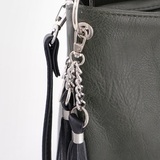 Сумка Саломея 264 македония оливковый + черный