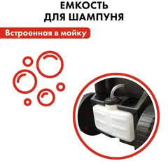 Мойка высокого давления QUATTRO ELEMENTI VERONA 170 Turbo (2100Вт, 170Бар, Колеса, 410л/ч) + роторная насадка (916-110)