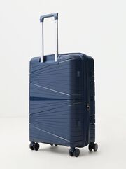 Чемодан полипропилен MIRONPAN Морской синий (XL) 78х52х33(+3)см/4,4 кг/120 л2