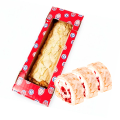 Рулет меренговый малина. 670 гр