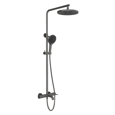 Aqueduto CHU0245 AQD CHUVA Душевая система с изливом для ванны, оружейная сталь