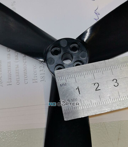 Пропеллер нейлоновый C13x10x3 трёхлопастной Cinelifter T-Motor (пара)
