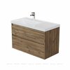 Aquanet 365923 Тумба с раковиной Nova Lite 2.0 90 L 2 ящ. цв. дуб рустикальный (365923)