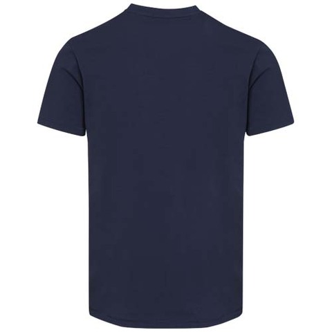 Футболка унисекс Balfour плотностью 200 г/м² с коротким рукавом и V-образным вырезом, изготовленная из органических материало