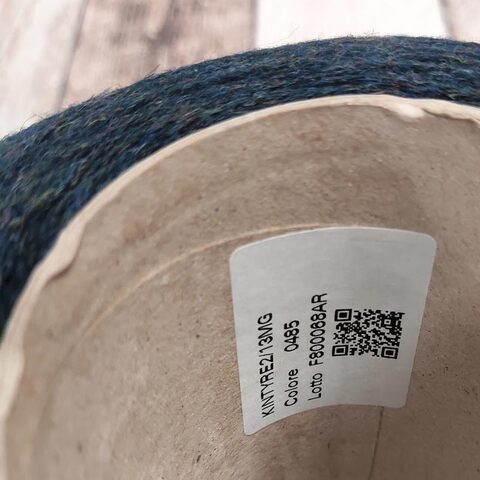 Шерсть 100% SESIA KINTYRE 2/13 сине-зеленый меланж