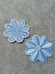 Термоаппликация, р. 4 см, голубой