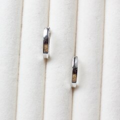 Швензы Конго, овальные 17*13 мм, родий Ш266