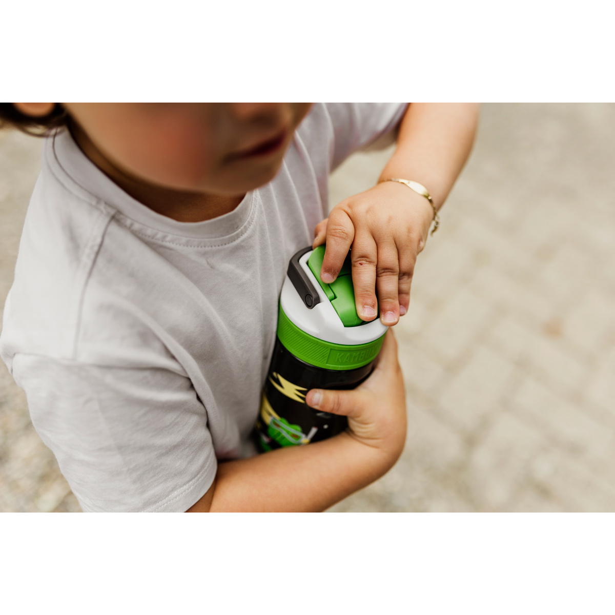 Бутылка для воды Kambukka Lagoon Kids (400 мл), Крокодил, арт. 11-04040 - фото 7