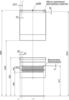 Aquanet 171483 Компл.2 - Тумба Нота 58 (005) цв.бел. глянец (171483)