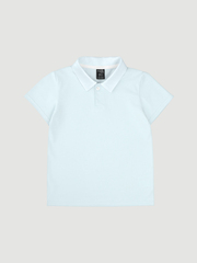 Поло с коротким рукавом Mjölk Total White Blue