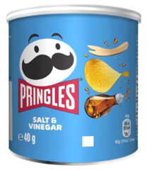 Чипсы Pringles со вкусом соли и уксуса (маленькая упаковка)