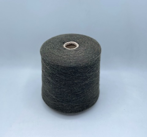 Бобинная пряжа (пр.Италия),1500м/100гр, шерсть+остальные волокна, цвет-Дремучий лес, арт.31489