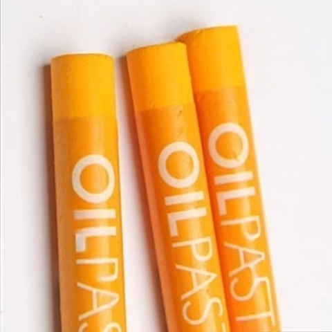 Пастель художественная масляная MUNGYO Oil Pastels Желто-оранжевый №508 (3шт)