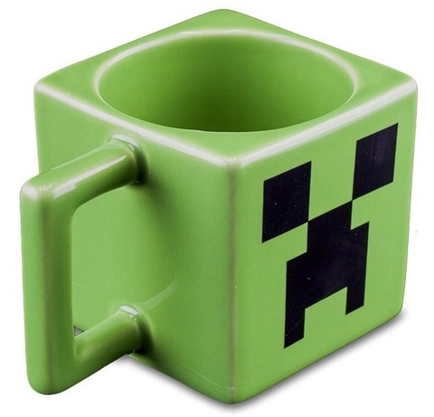 Майнкрафт Кружка керамическая Крипер — Minecraft Creeper Cup