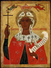 Параскева Пятница Иконийская святая великомученица деревянная икона на левкасе