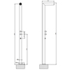 GESSI Outdoor 57201#237 Душевая система, матовая сталь