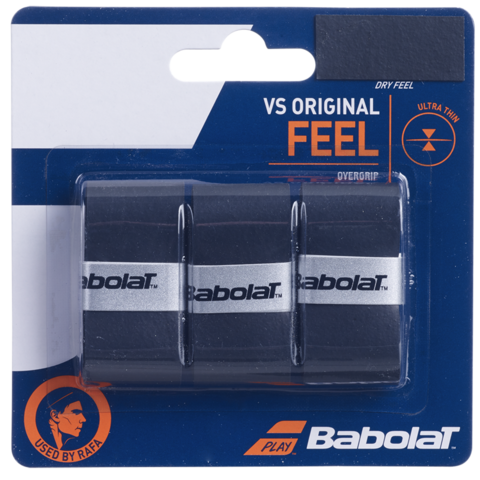 Намотка для ракетки Babolat VS Original Feel Black (3шт) арт.139384