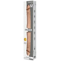 Телесный двусторонний фаллоимитатор Model 1 Double Dong M - 42,5 см. - 