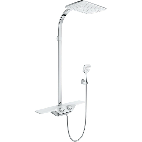 Kludi 80 200 9100 Cockpit Душевая система для душа, с термостатом, 400х260/135х135 мм, 1/1 режим