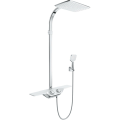 Kludi 80 200 9100 Cockpit Душевая система для душа, с термостатом, 400х260/135х135 мм, 1/1 режим фото