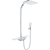 Kludi 80 200 9100 Cockpit Душевая система для душа, с термостатом, 400х260/135х135 мм, 1/1 режим