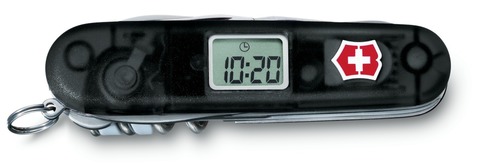 Нож складной Victorinox Voyage, 91 mm, Translucent  Black (1.3705.VT3)