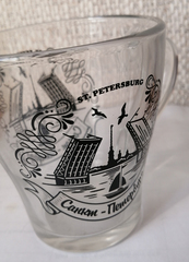 Кружка стекло 250 мл Грация. Виды Петербурга. Три вида