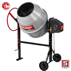 ЗУБР 220 л, 1000 Вт, бетоносмеситель с чугунным венцом (БМЧ-220)