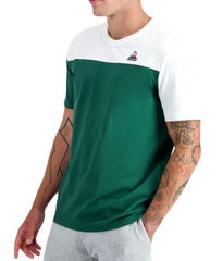 Теннисная футболка Le Coq Sportif BAT Tee Short Sleeve N°3 SS23 - vert fonc_ camuset