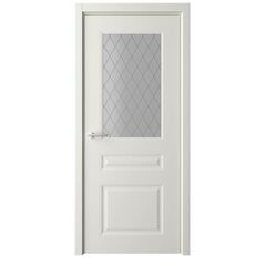 Купить Межкомнатная дверь эмаль Стиль 2 латте остеклённая