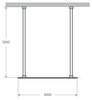 Cezares LIBERTA-L-2-100-120-C-Cr Душевая перегородка с возможностью двустороннего входа 1000x1200x1950 мм