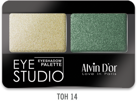 Alvin D`or AES-14 Тени для век  двойные EYE STUDIO  тон 14  5г