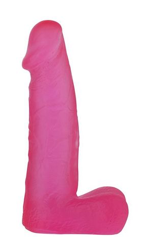 Розовый фаллоимитатор средних размеров XSKIN 6 PVC DONG - 15 см. - Dream Toys X-Skin 20593