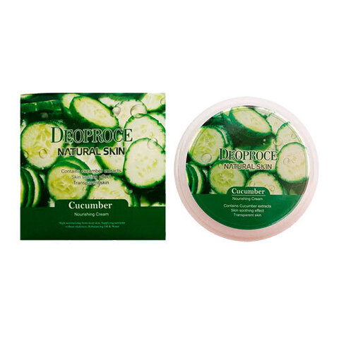 Deoproce Natural Skin Cucumber Nourishing Cream - Крем для лица и тела с экстрактом огурца