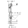 Geberit Duofix Sigma 111.361.00.5 Инсталляция для унитаза