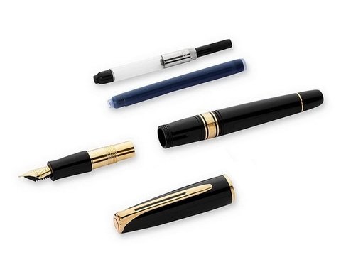 Ручка перьевая Waterman Charleston Navy Blue CT, M (S0701080)