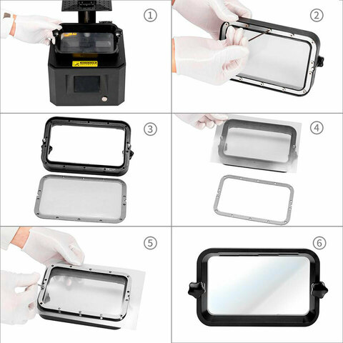 Комплект FEP-пленок SMOLA А4 для 3D принтера (210х297 мм, 100 мкм, 3 шт)