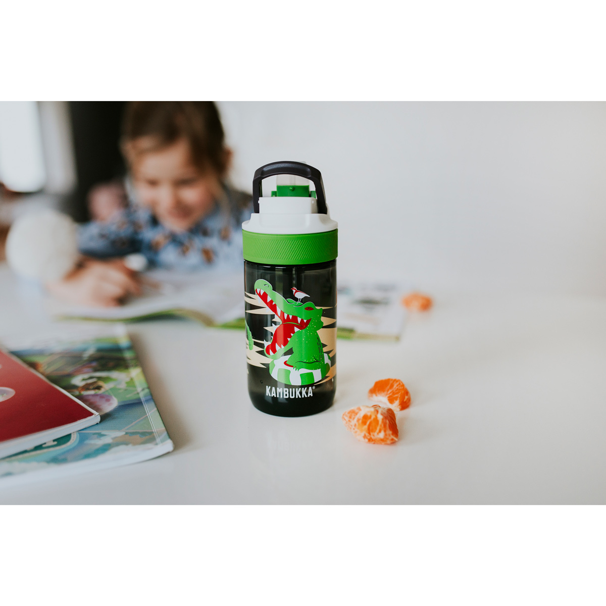 Бутылка для воды Kambukka Lagoon Kids (400 мл), Крокодил, арт. 11-04040 - фото 8