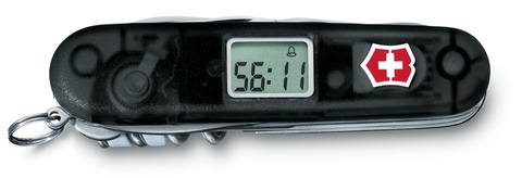 Нож складной Victorinox Voyage, 91 mm, Translucent  Black (1.3705.VT3)