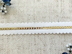 Тесьма отделочная велюр с цепочкой, ш. 2 см.