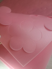 Вырубка Пятилистник. 9х9см. Клубничный зефир Толщина 2мм. Софтин