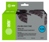 Заправочный набор Cactus CS-RK-F6V17AE черный 2x60мл для HP DJ 1110, 1111, 1112, 2130, 2131