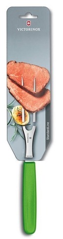 Кулинарная вилка Victorinox, зелёная (5.2106.15L4B)