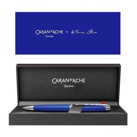 Ручка шариковая Caran d’Ache Leman Klein Blue® LE (4789.648)