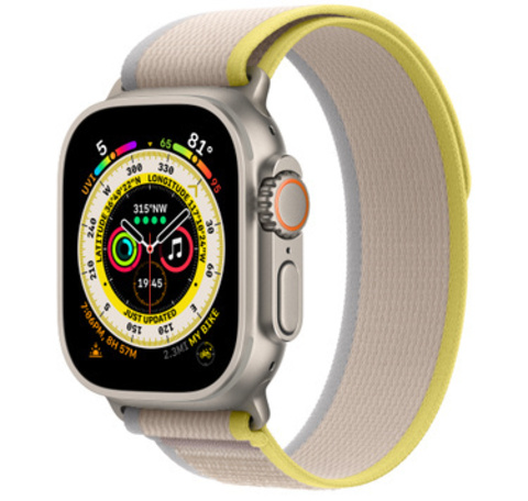 Купить Apple Watch Ultra 49mm Yellow/Beige Trail Loop в Перми