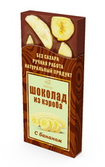 Шоколад из кэроба с бананом, 50 г.