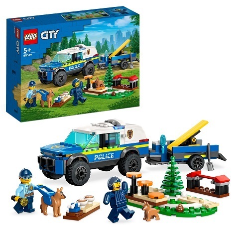 Lego konstruktor City 60369 Mobile Police Dog Training