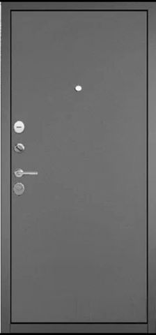 Дверь входная Мастино (Бульдорс) Фэмили Масс ММ Стил, 2 замка, 1,4 мм металл, (антрацит букле+антрацит букле) #3