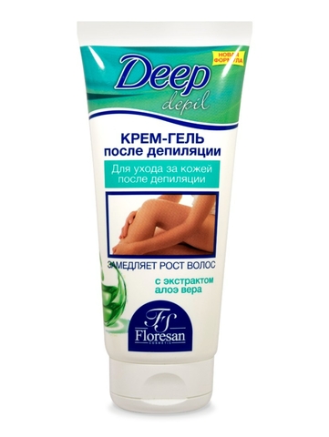 Флоресан Deep depil Крем-гель баланс, замедляющий рост волос, после депиляции,150мл Ф-124